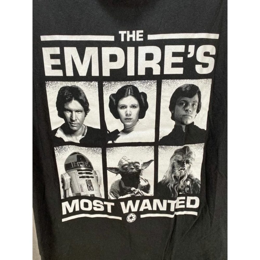 Star Wars Empires Most Wanted Shirt Adult Large Black Short Sleeve Tee Mens. - Picture 4 of 9